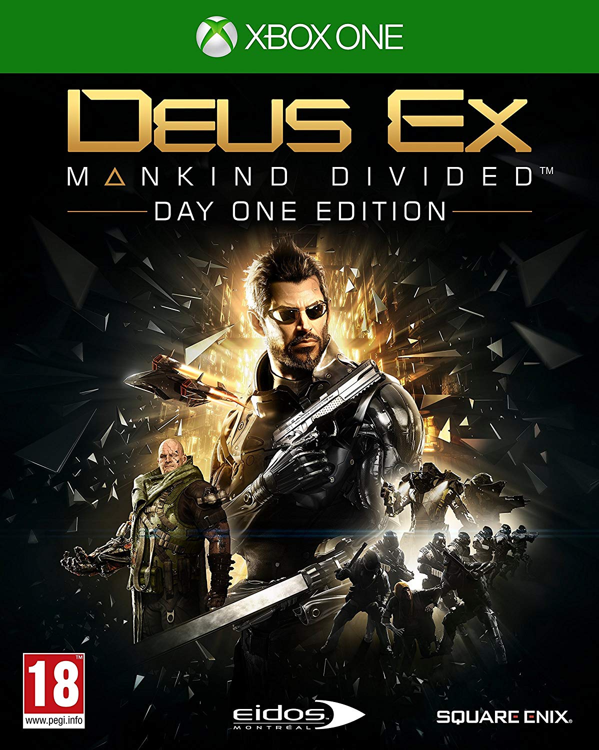 Deus Ex Mankind Divided Day One Edition Steelbook