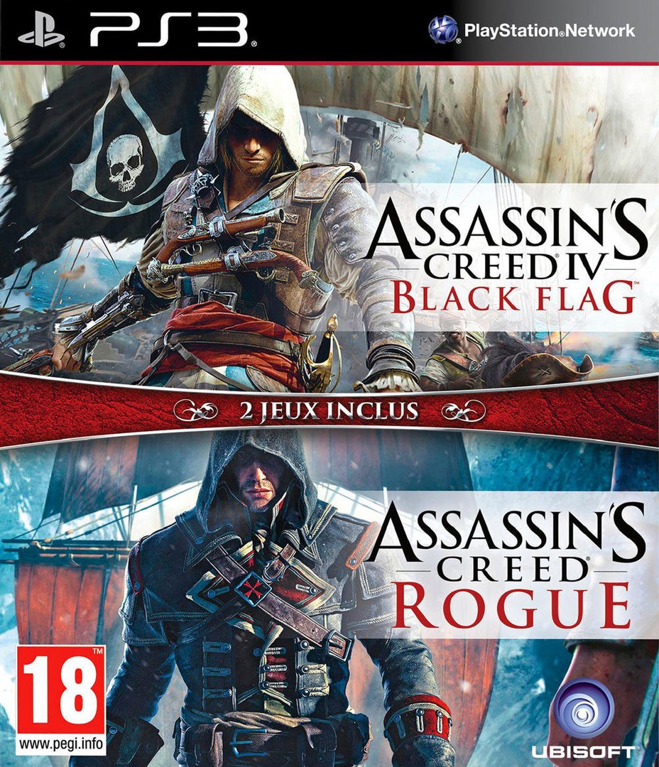 Assassins Creed Black Flag-Rogue Double Pack